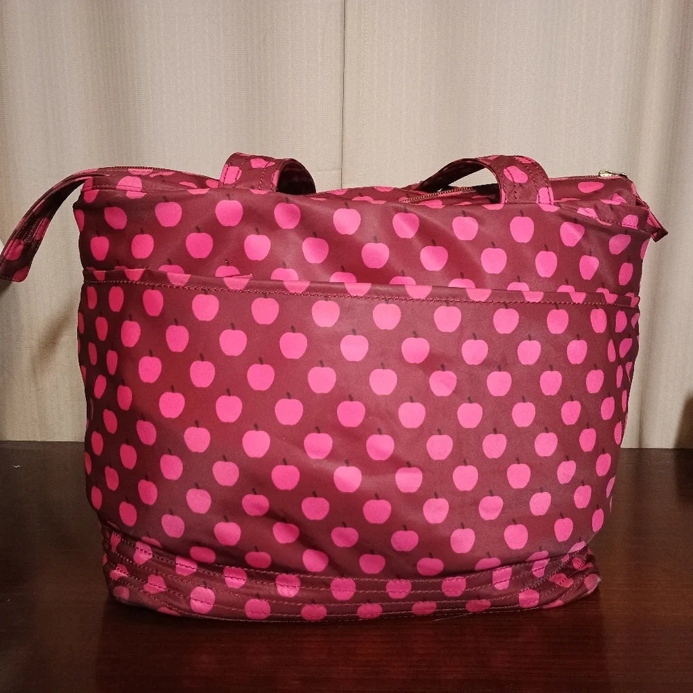 Kate Spade Flatiron Sophia Grace Diaper bag in Red Apple
